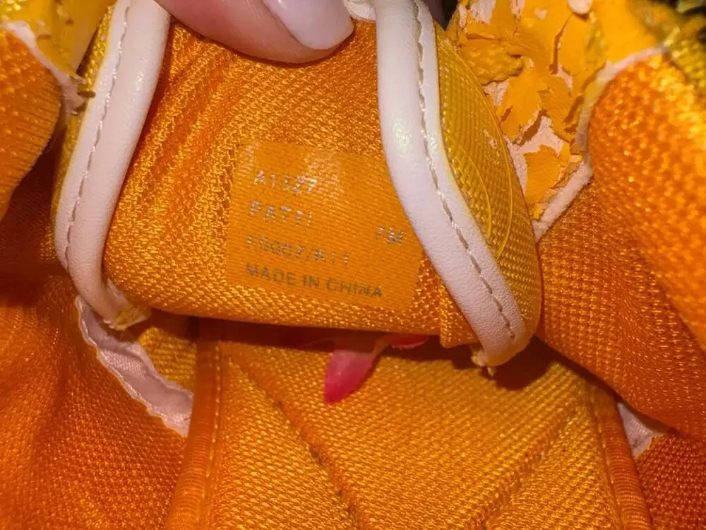 Coach Patti Signature Logo Yellow Lace-Up Sneakers